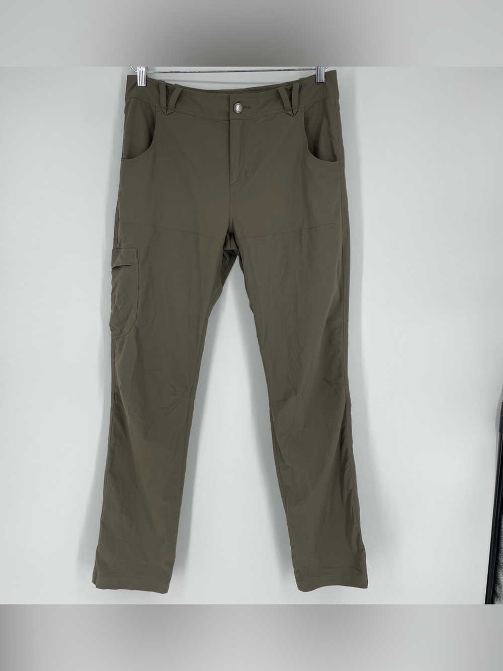 Men’s 34T Badlands Scree Unconditional Khaki Beige Nylon Stretch Trouser Pants